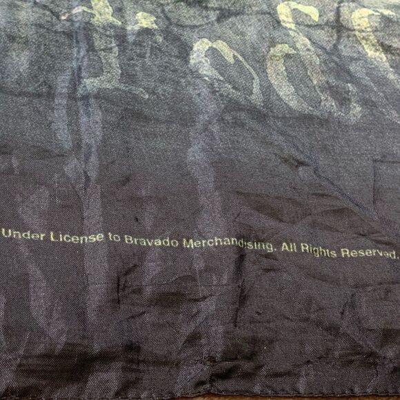 VTG Cradle Of Filth 2004 Coffin Fodder Album Metal Band Wall Hanging/Scarf Italy - Picture 15 of 16